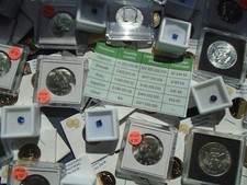 Estate lot Sale US Coins ~ SILVER~GOLD, COINS, SAPPHIRES- 10 PC. LOTS-INVEST NOW picture
