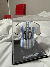 adidas Argentina National Team Soccer Jersey Lionel Messi 10 White Blue One Size picture
