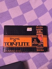 Vintage 1982 Spalding Top-Flite Professional Orange Golf Balls 15 Ball Set New picture