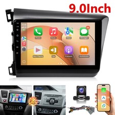 Android 13 Car Stereo Radio for Honda Civic 2012-2015 Carplay GPS WIFI W/Camera picture