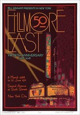 Fillmore East 50th Anniversary Poster Concert S/N Edition of 100 David Byrd picture