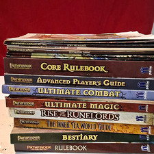 Paizo Pathfinder RPG Lot: Core Rulebook, APG, Bestiary, Ultimate Magic/Combat picture