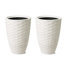 Glitzhome Oversized Flower Pots Drainage Hole 19