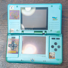 Nintendo DS OG Teal Handheld Console FOR REPAIR OR PARTS picture