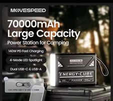 MOVESPEED Z70 Pro Large Capacity Power Bank 140W Max Fast Charge multipurpose picture