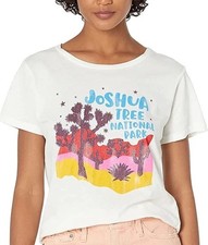 THE ORIGINAL RETRO BRAND Joshua Tree Tee XL White Multicolor Graphic 100% Cotton picture