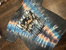 Vintage Kiss The Tour 2012 Mötley Crüe Tour Tie-Dye Graphic Band T-Shirt picture