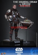 Presale Hot Toys MMS872 Star Wars The Mandalorian & Grogu Action Figure Deluxe picture