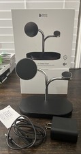 Designed For SAMSUNG 3 in 1 Wireless And Magnetic Charger Black USED* picture