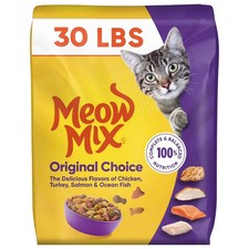 Meow Mix Original Choice Dry Cat Food, 30 lb. Bag picture