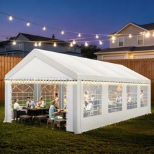 20x40ft Carport Heavy Duty Party Tent Waterproof Event Shelter Wedding Canopy picture