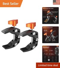 Lightweight 2-Pack Photography Super Clamps with 1/4