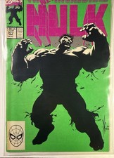 INCREDIBLE HULK #377 1ST APPEARANCE OF  PROFESSOR HULK DALE KEOWN COVER ART 1991 picture