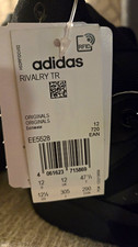 adidas Rivalry TR Men’s Black Athletic Sneakers EE5528 New with Box picture