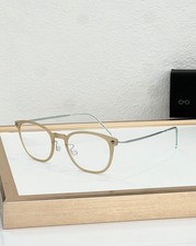 LINDBERG - 6609 - Squoval Titanium Eyeglasses - 49-21-150 mm - NEW picture