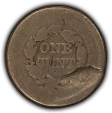 1852 1c Braided Hair Large Cent - Brothel Token - SKU-Z6908 picture