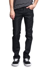 Victorious Men's Skinny Fit Stretch Raw Denim Jeans   DL936 -  picture