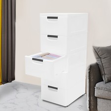Plastic Drawers Dresser with 5 Drawers 15.75 x 11.81 x 33.07inches Cabinet picture