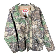VTG LL Bean GoreTex Hunting Jacket Mens XL Camo Fleece Made in USA 1980s picture