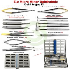 Eye Micro Surgery Surgical Ophthalmic Kit Cassette Veterinary Blepharoplasty Set picture