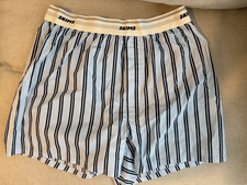 SKIMS Cotton Poplin Loose Boxer Shorts Lot of 2 Size M NWT Striped picture