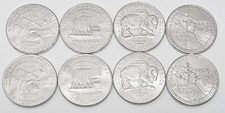 2004 - 2005 P & D NICKEL SET  8 BU Coins  picture