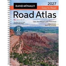 Rand McNally 2027 Easy to Read Midsize Road Atlas (Paperback or Softback) picture