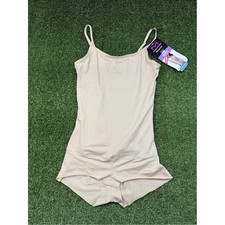 NWT Maidenform Flexees Romper Cool Comfort Shapewear Nude Beige XL picture