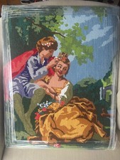 Romeo and Juliet Handmade Needlepoint Tapestry picture