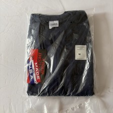 Camber Men’s Navy Pocket T-Shirt #302 Size Medium Blue 100% Cotton Made In USA picture