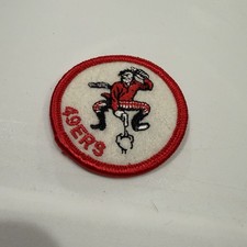 Rare Vintage San Francisco 49ers Iron On Patch Old Logo 60’s Old Stock 2 Inch picture