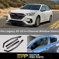 In-Channel Window Visor Fits Subaru Legacy 2020-2025 Rain Guard Shade Deflectors picture
