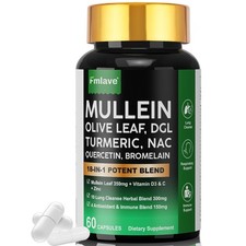 18-in-1 lung complex Mullein Extract Supplement, for Lungs Detox and Cleanse USA picture