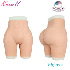 US Stock Silicone Fake Vagina Panty Crossdresser Transgender Hip Shaping Pants picture