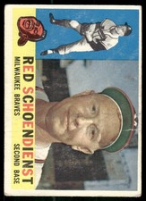 1960 Topps #335 Red Schoendienst picture
