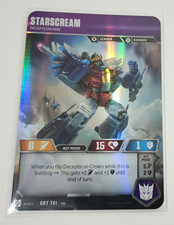 Hasbro Transformers TCG Starscream Decepticon King SRT T41 Leader Foil Alt Art picture