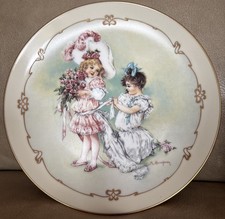 Vintage “Playing Bridesmaid” Little Ladies Collectors Plate 1989 picture