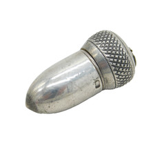 Victorian Sterling Silver Novelty Acorn Form Cigarette Holder Case Antique c1880 picture