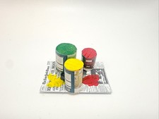 OOAK Dollhouse Miniature 1:12 Scale Cans Of Paint Display For Art Studio picture