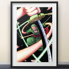 One Piece Magazine Vol.6 Drawing Of Your Dreams - Zoro with Gomu Gomu picture