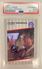 Fleer Clark Griswold Patriarch Chevy Chase Auto PSA Authenticated picture