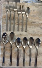 12pc set Metro Stainless by J A Henckels Zwilling 18/10, China, Glossy VTG HTF picture