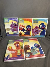 Shalom Sesame DVD Lot Volumes 8-12 Sesame Street Hebrew Jewish Kids 5 Disc picture
