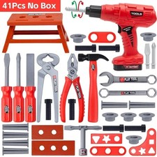 Kids Pretend Tool Set Construction Play Kit Toddler Repair Toys 41 pcs  set picture