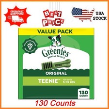 Greenies Teenie Size Original Flavor Adult Natural Dental Dog Treats, 130 Count picture