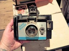 Vintage 1970s Polaroid Super Shooter Land Camera w/ Box Manual picture