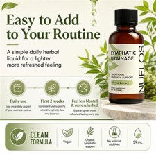 1-5Pcs Nuflos Lymphatic Drainage Drops Natural Herbal Wellness Supplement picture