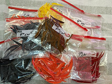 Vintage Archery Turkey Feather Fletching Lot 3” 4” 5” LW RW Assorted Colors NOS picture