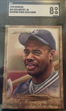 KEN GRIFFEY JR. 1998 Donruss Diamond Kings #20 * #08434/10000 * SGC 8 * HOF * SP picture