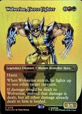 Wolverine, Fierce Fighter (Borderless) - Marvel Super Heroes Foil picture